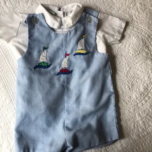 Heirloom sail boat Jon Jon with shirt